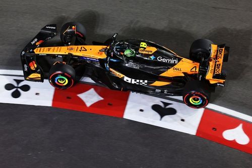 Norris najszybszy w przerywanym FP2