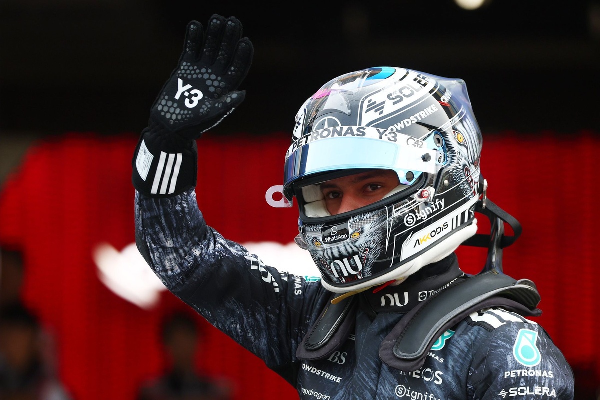 F1: Antonelli admite surpresa com diferença sobre Russell no Japão