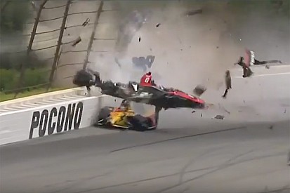 Wickens fue transportado en helicóptero al hospital tras grave accidente en Pocono