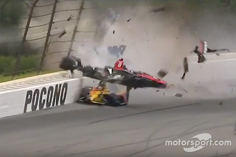 Wickens blessé mais miraculé après un crash spectaculaire