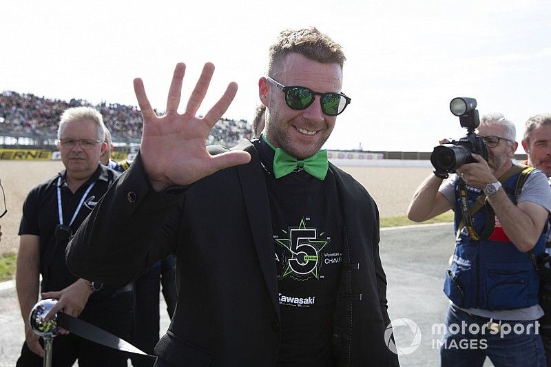 Jonathan Rea, Kawasaki Racing Team celebra su quinto t&iacute;tulo mundial