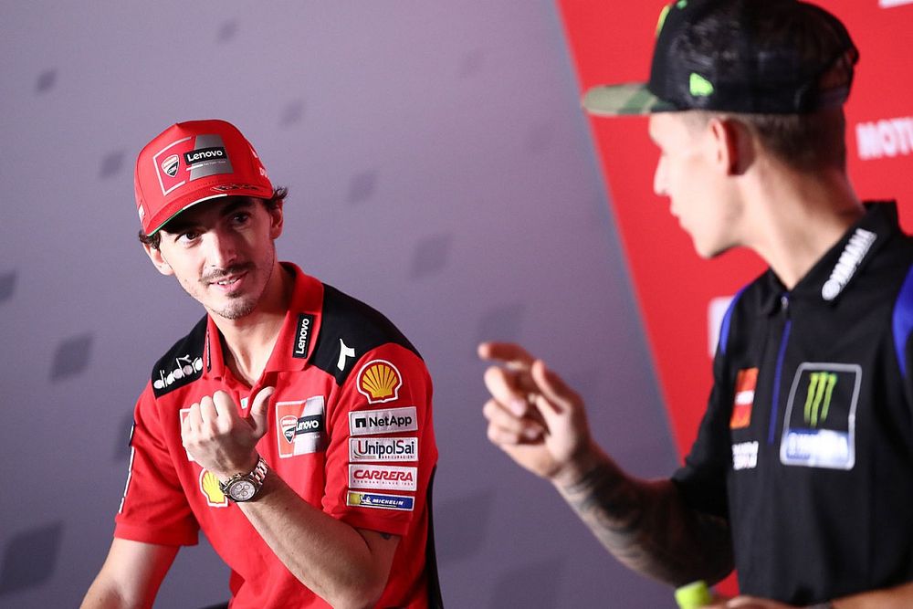 Francesco Bagnaia, Equipo Ducati, Fabio Quartararo, Yamaha Factory Racing
