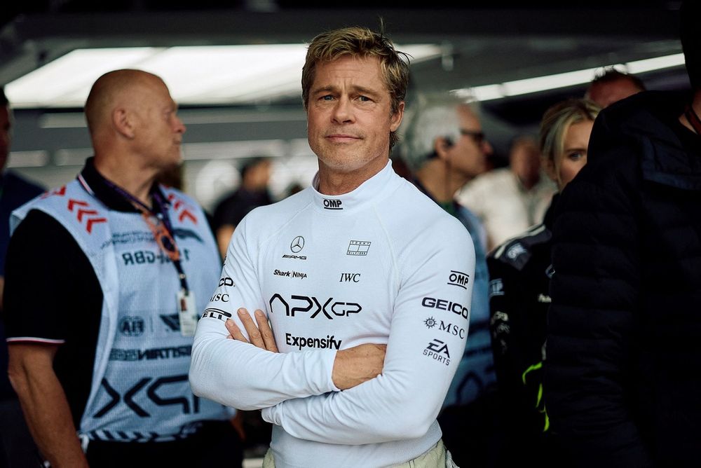 El actor Brad Pitt, en la película F1