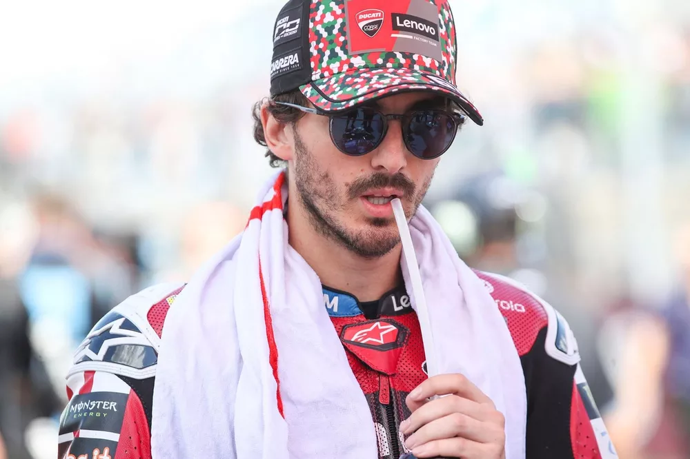 Bagnaia: "El lunes no estaré en el test; lo entiendo, pero será extraño por los neumáticos"