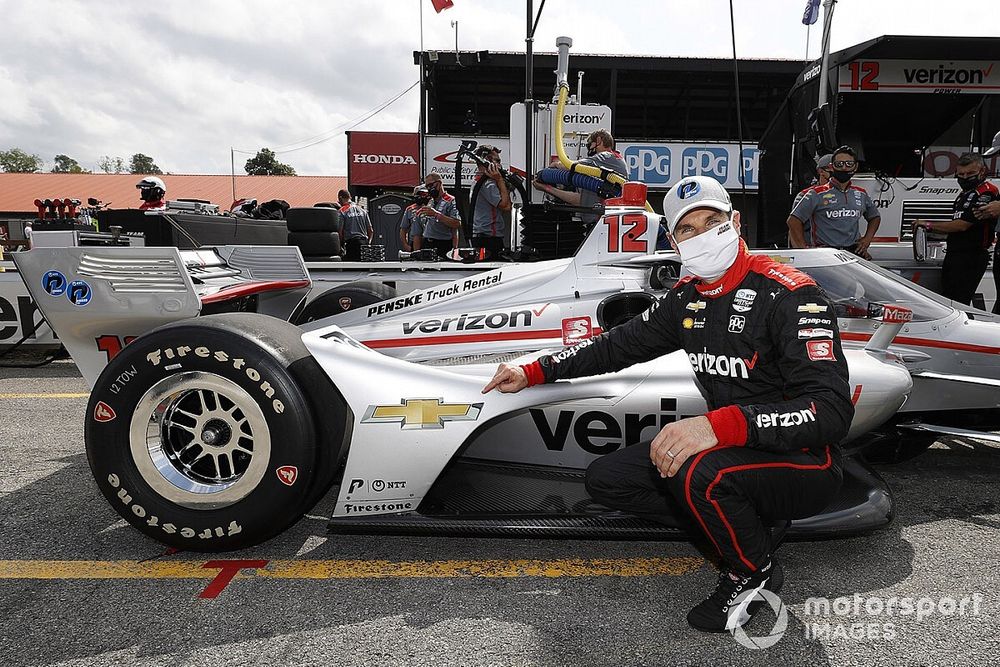 Ganador de la pole Will Power, Team Penske Chevrolet