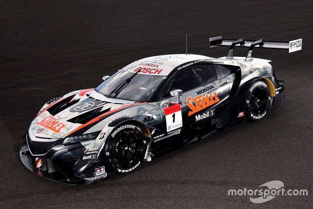 EBBRO製　STANLEY NSX-GT No.1 SUPER GT 2021 Kunimitsu Honda reveals new Super GT sponsor for 2021