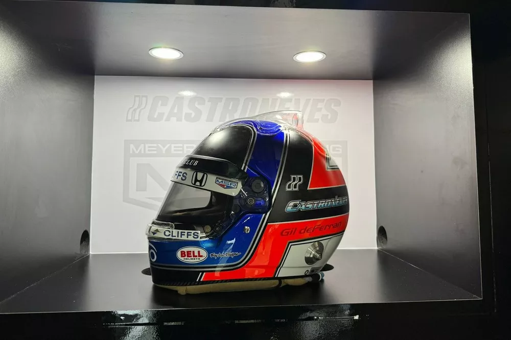 Capacete de Helio Castroneves para a Indy 500 de 2024