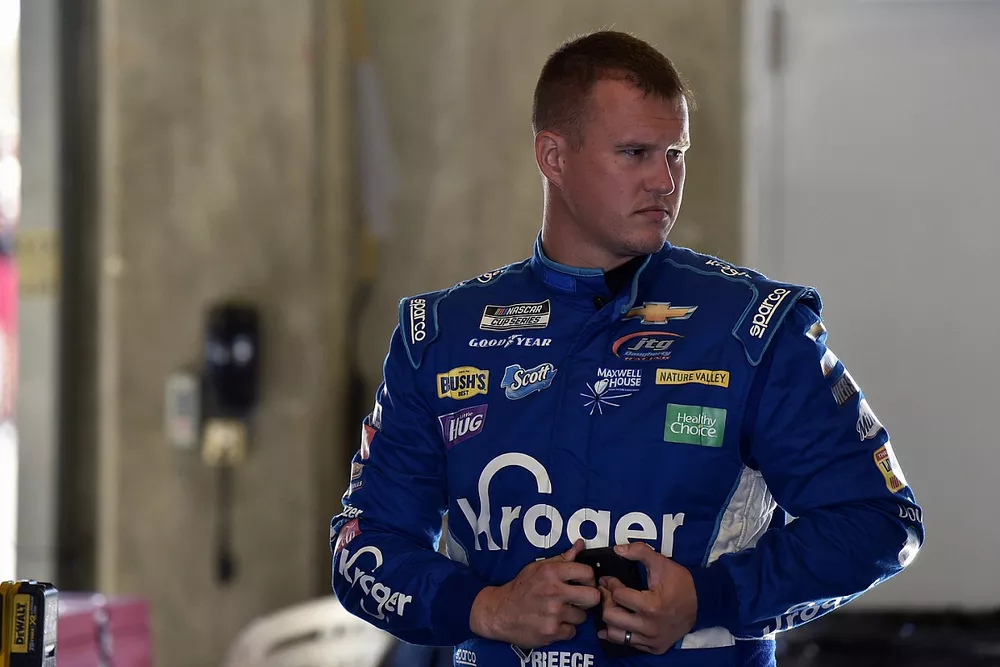 Ryan Preece, JTG Daugherty Racing, Chevrolet Camaro Kroger