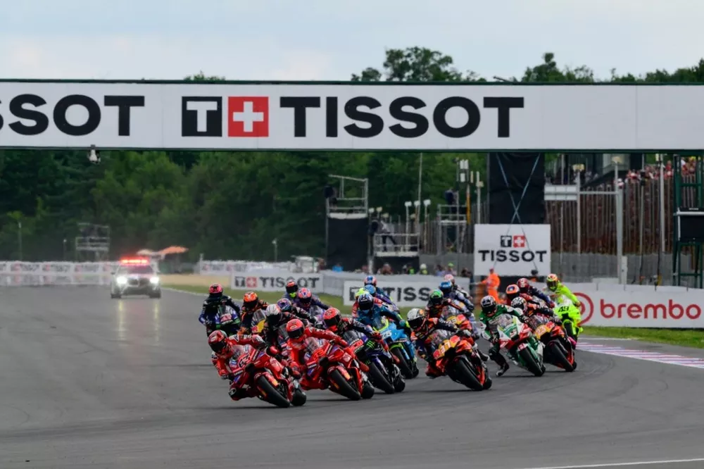 Le d&eacute;part du sprint