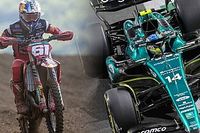 V&iacute;deo: Prado propone un divertido reto a Alonso entre su MXGP y el F1