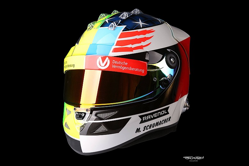 Photos - Le casque de Mick Schumacher à Spa