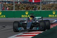 Hamilton: aquecimento levou a corte de cilindro na Rússia