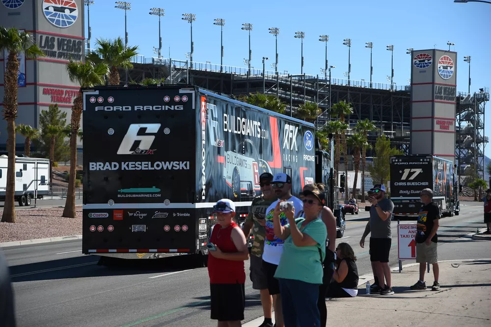 Brad Keselowski's RFK Racing hauler hauler