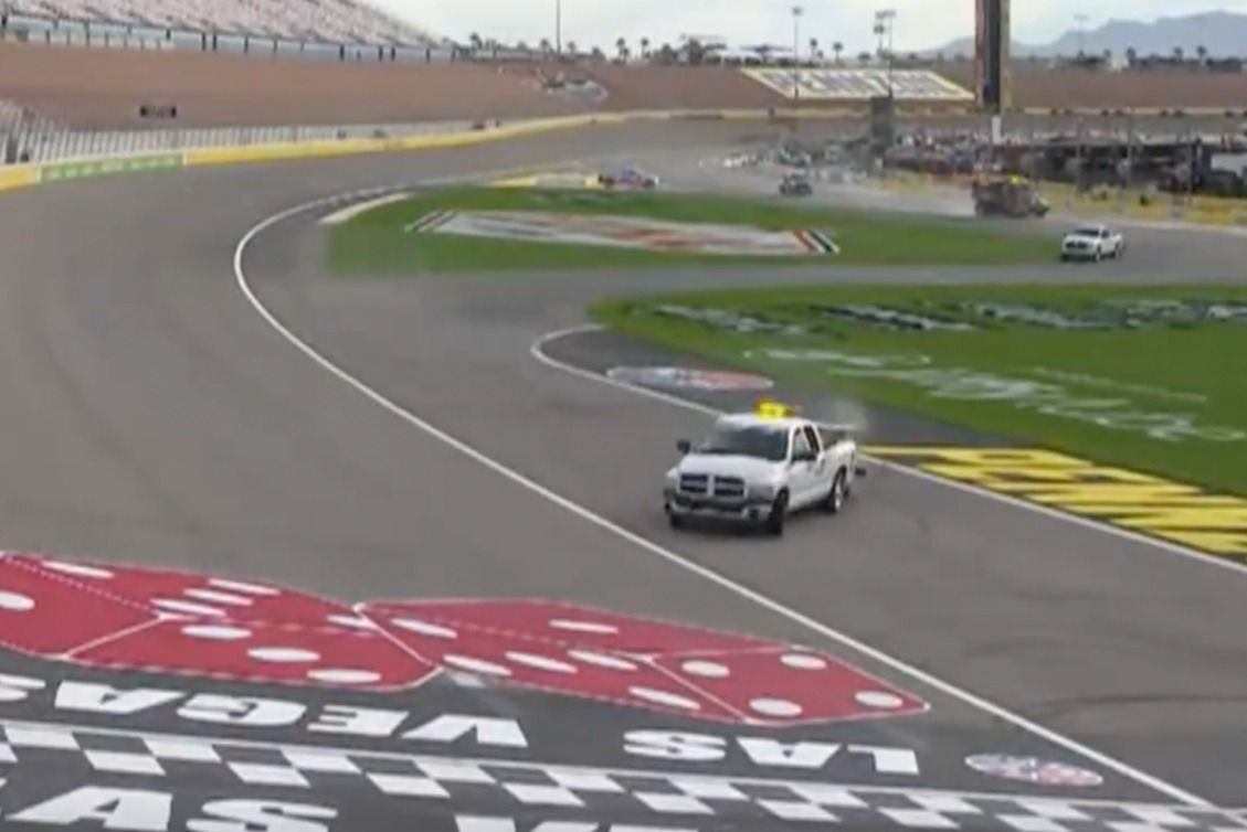 Watch this safety truck pull off an epic save during NASCAR session