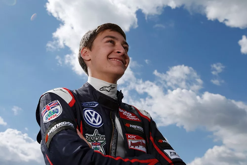 George Russell en la F&oacute;rmula 3