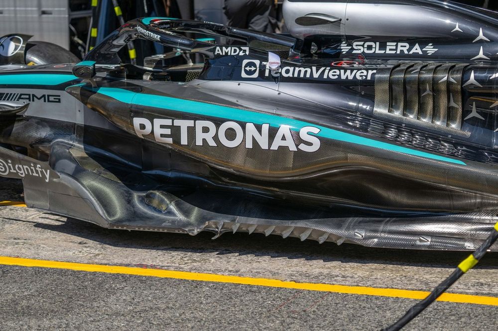 Detalle t&eacute;cnico del Mercedes W16
