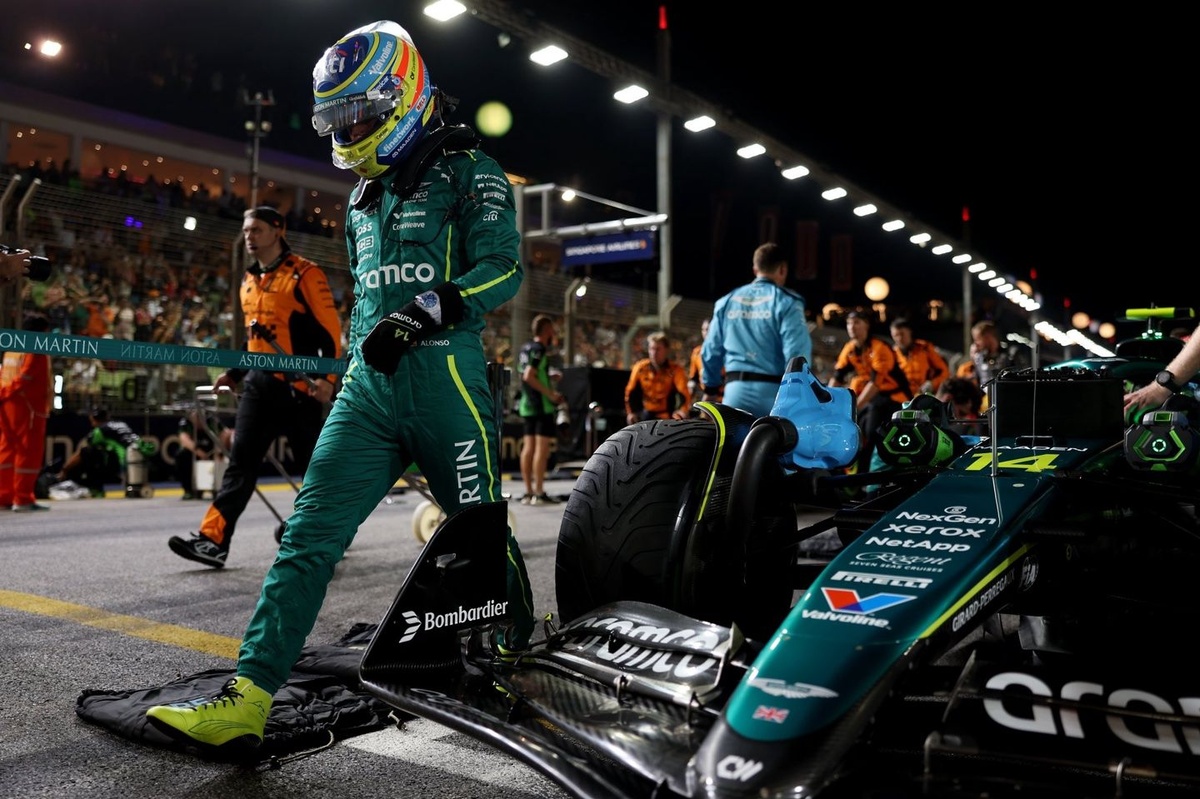 Aston Martin F1 explica qué falló en Singapur y cómo Alonso lo compensó 