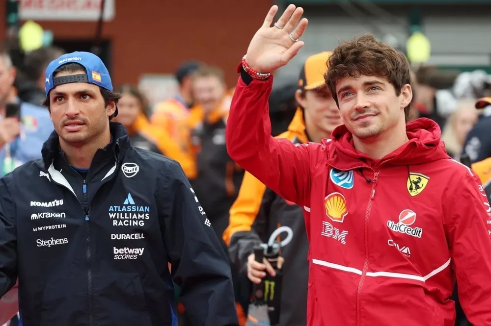 Charles Leclerc, Ferrari, Carlos Sainz, Williams