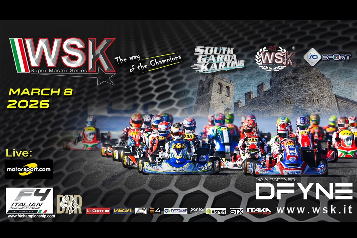 WSK | Segui la DIRETTA STREAMING della Super Master Series da Lonato