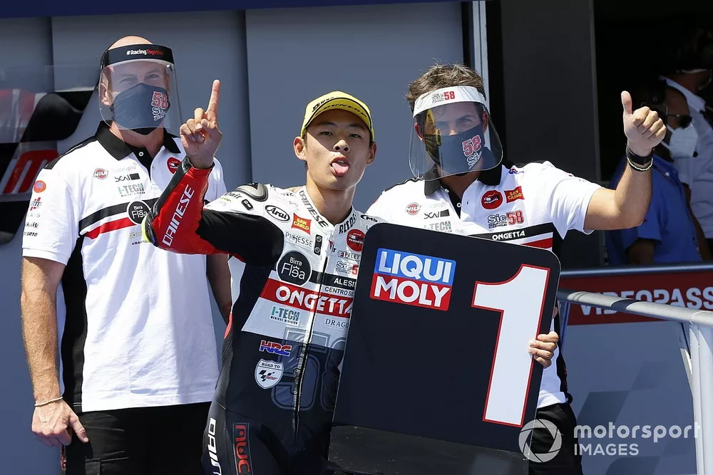 Pole pozisyonunun sahibi Tatsuki Suzuki, SIC58 Squadra Corse