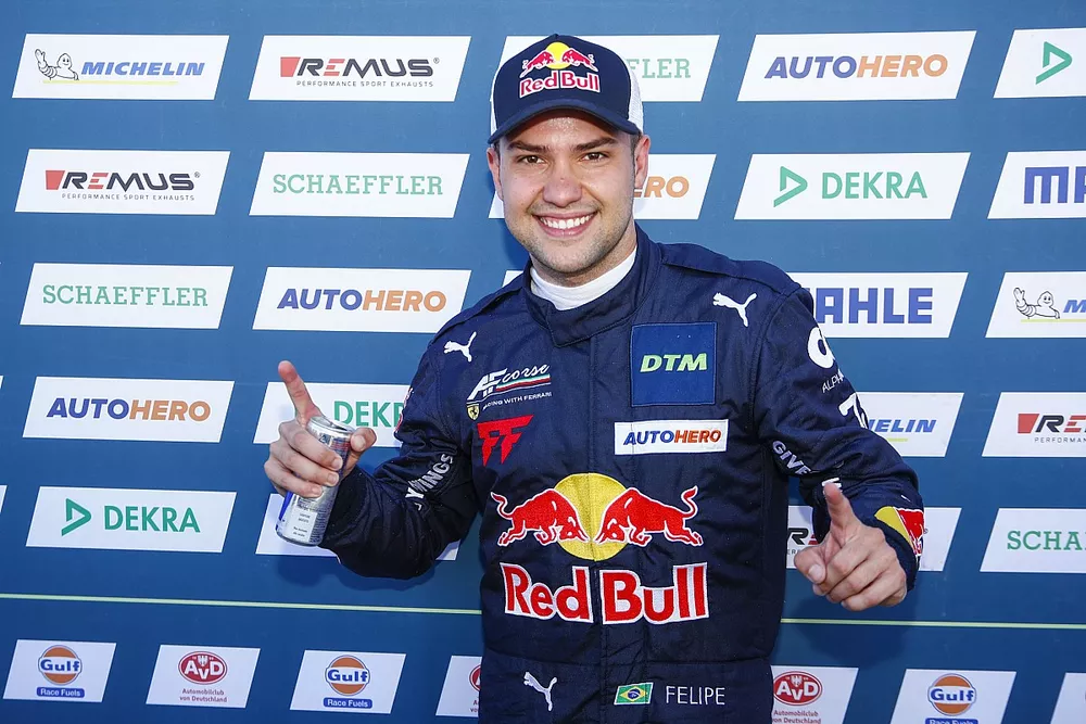 Pole sitter Felipe Fraga, AF Corse