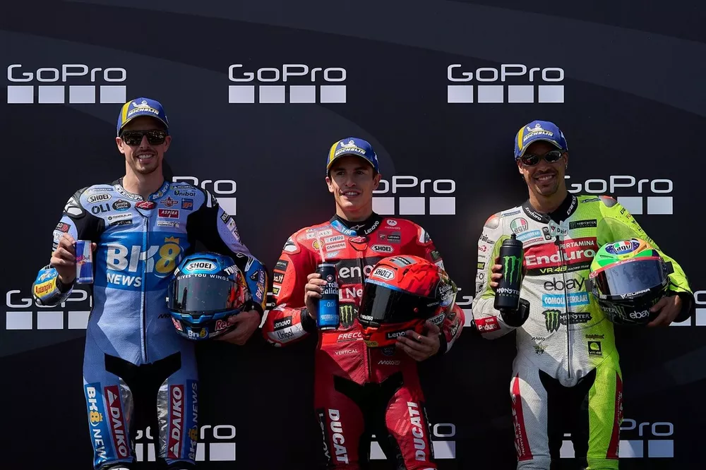 Franco Morbidelli, VR46 Racing Team, Alex M&aacute;rquez, Gresini Racing, Marc M&aacute;rquez, Ducati Team