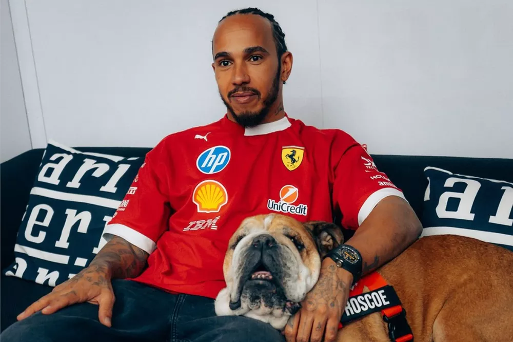 Lewis Hamilton, Ferrari con Roscoe