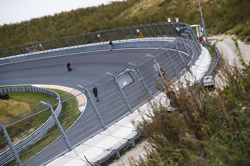 Zandvoort banking on the track