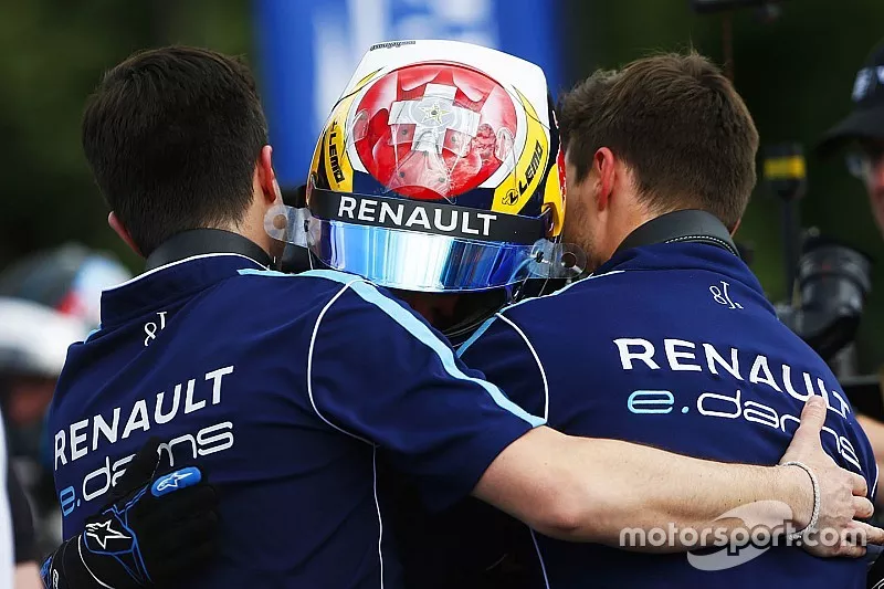 Le vainqueur Sébastien Buemi, Renault e.Dams