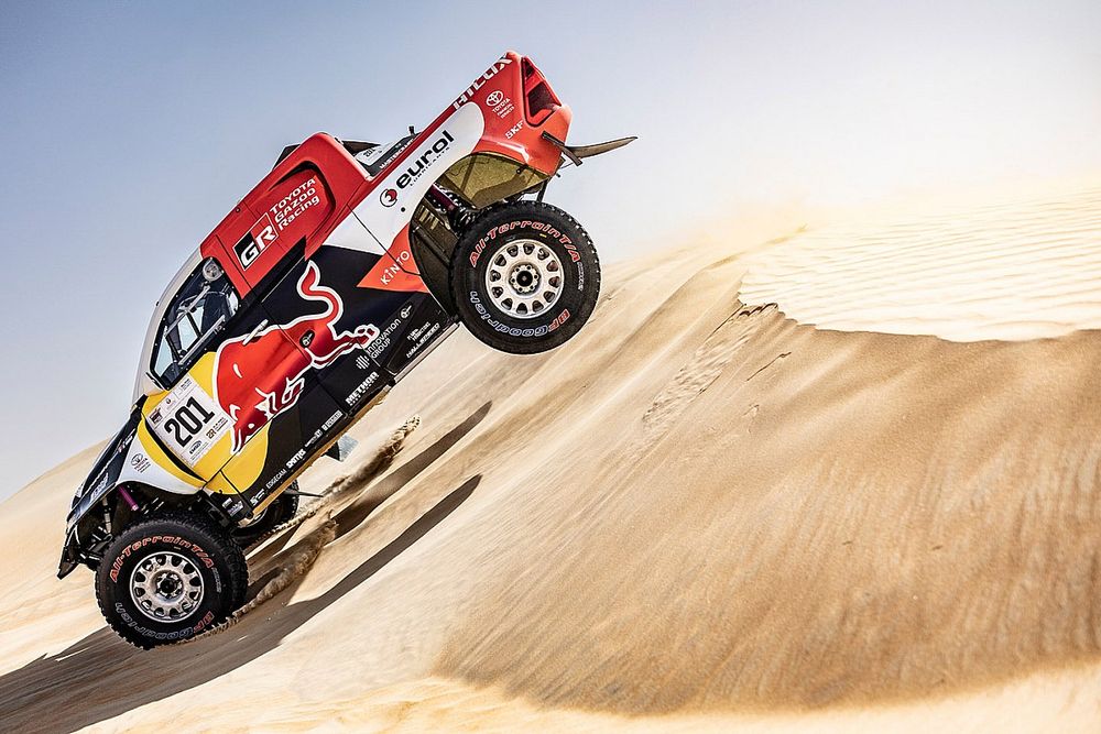 Nasser Al-Attiyah, Mathieu Baumel, Toyota Hilux