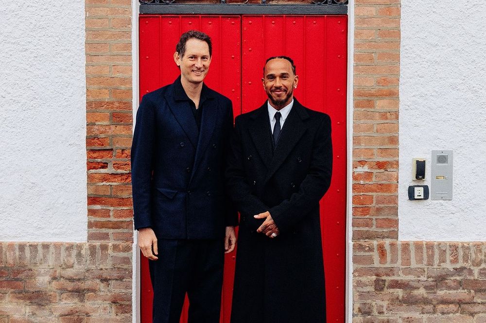 John Elkann, Lewis Hamilton, Ferrari