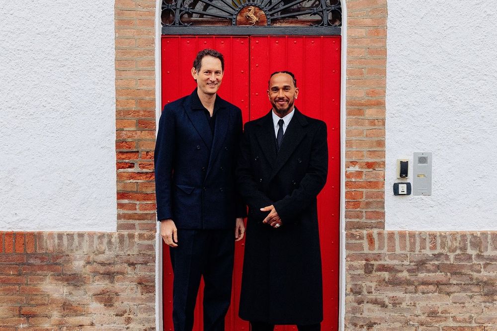 John Elkann, Lewis Hamilton, Ferrari