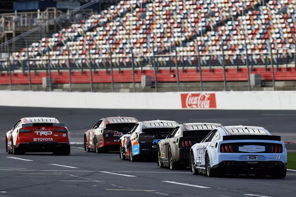 Drivers wait to start testing