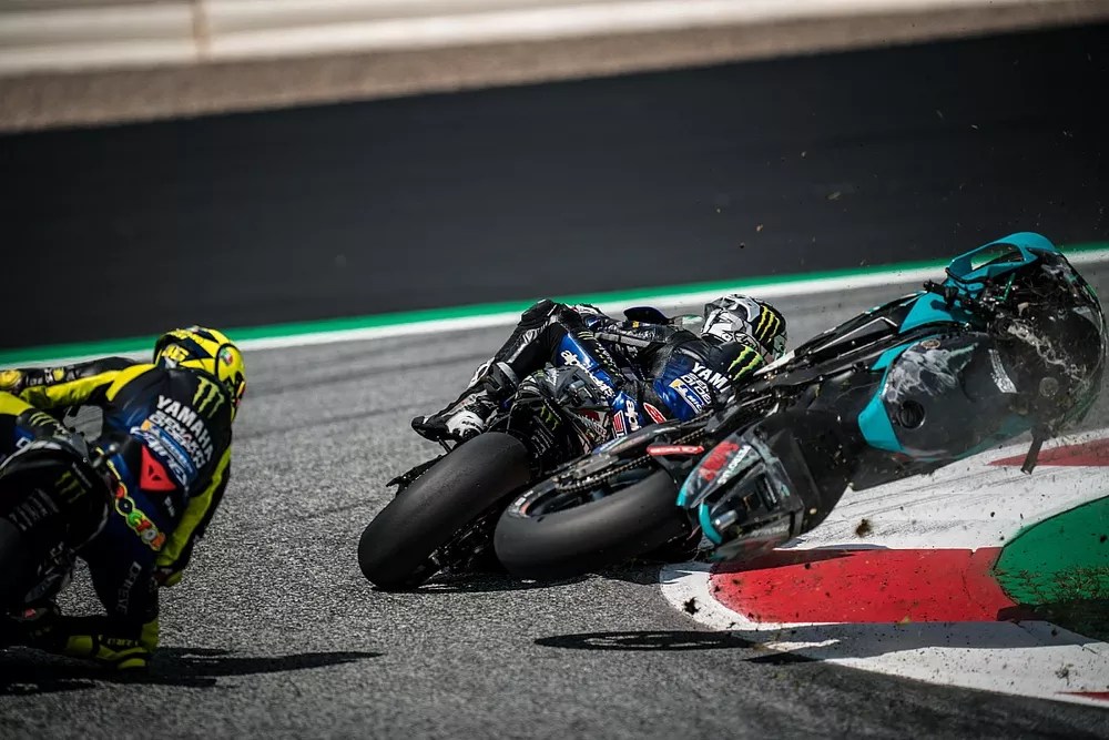 Accidente de Franco Morbidelli, Petronas Yamaha SRT