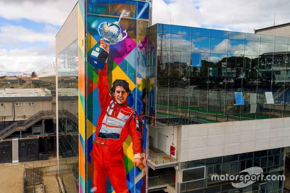 Mural de Kobra em homenagem a Senna é lançado virtualmente no aniversário de 80 anos de Interlagos