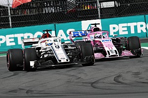 Pérez abandonó el Gran Premio de México al quedarse sin frenos