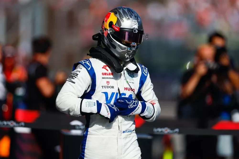 Daniel Ricciardo, Visa Cash App RB F1 Team, dans le parc ferm&eacute;