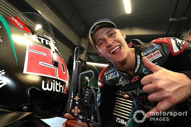 Segundo lugar Fabio Quartararo, Petronas Yamaha SRT