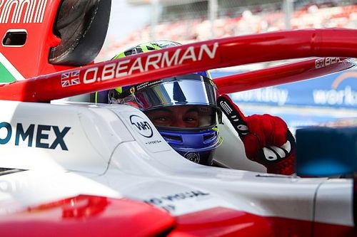 F2 Bélgica: Bearman hace la pole position antes del aguacero