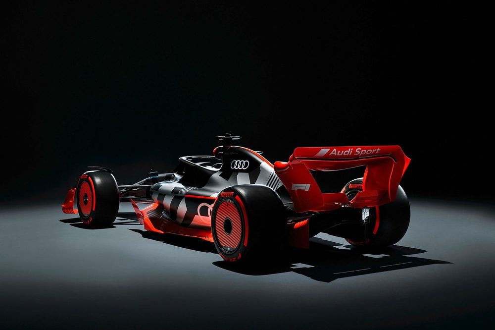 Showcar with Audi F1 launch livery