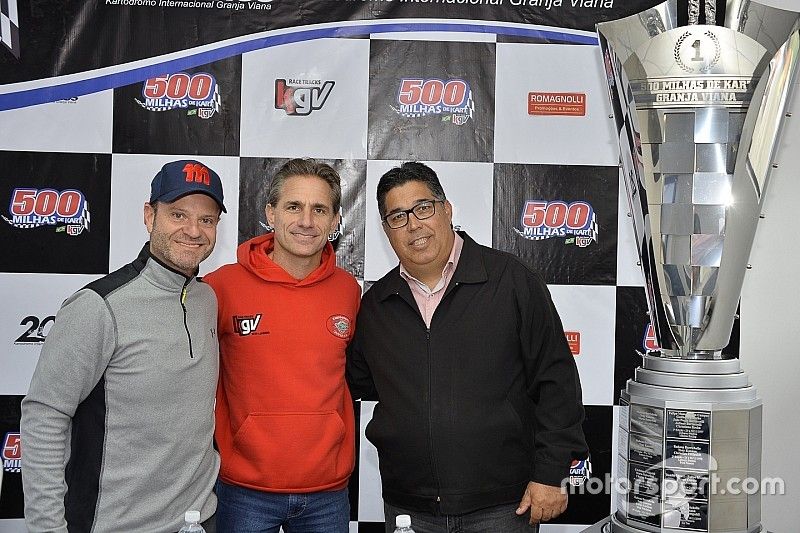 Rubens Barrichello, Carlos Romagnolli e Felipe Giaffone