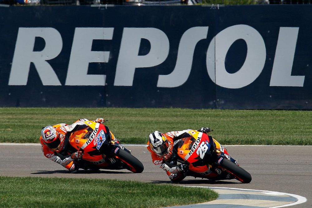 Dani Pedrosa, Repsol Honda Team y Casey Stoner, Repsol Honda Team