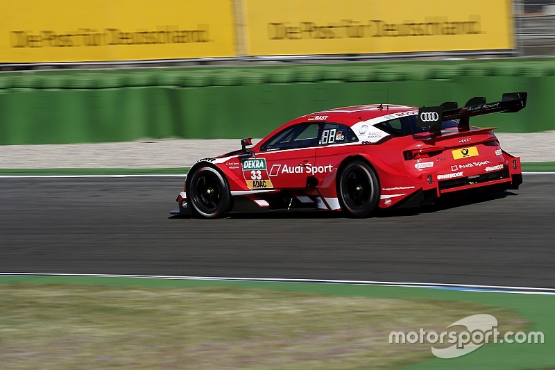 DTM Hockenheim: Rast start jacht op titel met snelste tijd in VT1