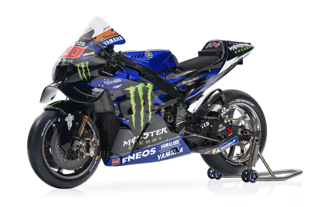 ヤマハが2024年MotoGPを戦うYZR-M1のカラーリングを発表。未勝利に