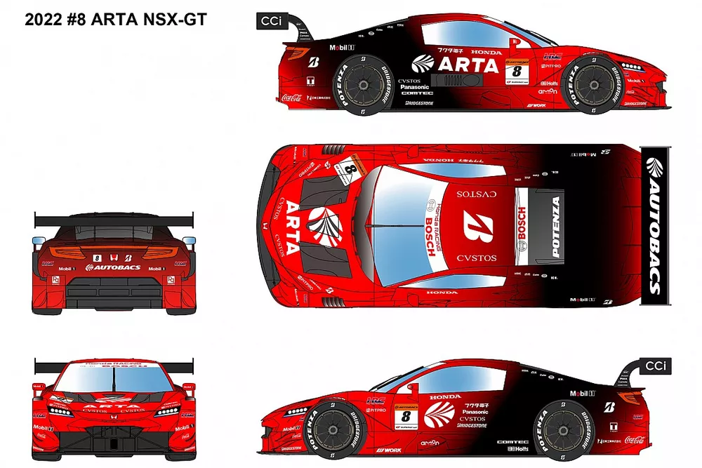 ☆スパーク 1/43 ARTA NSX GT3 2022 スーパーGT GT300#55 未使用品