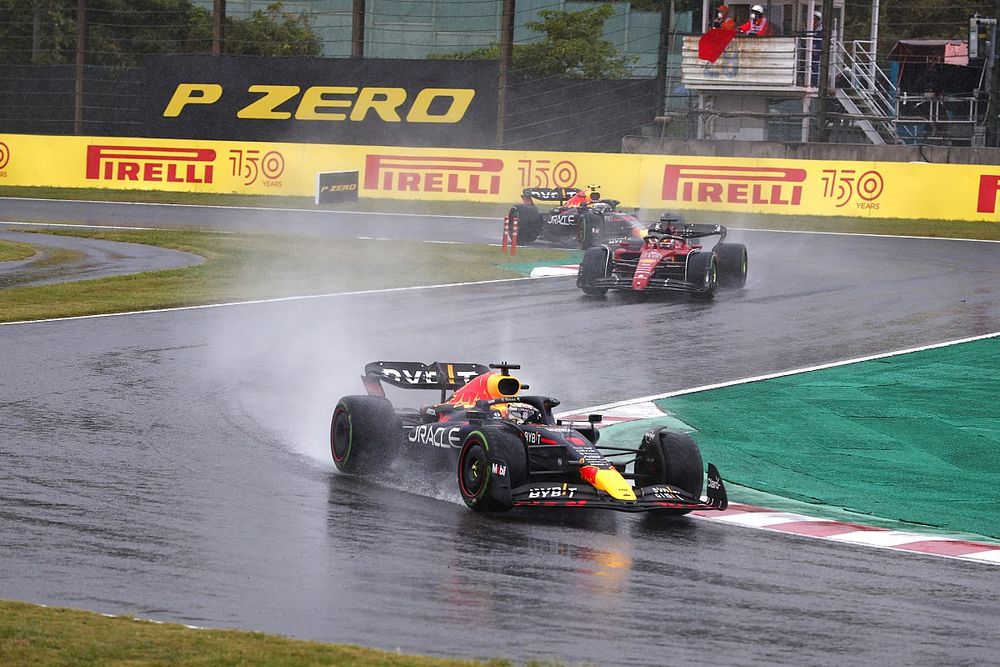 Max Verstappen, Red Bull Racing RB18, Charles Leclerc, Ferrari F1-75, Sergio Perez, Red Bull Racing RB18