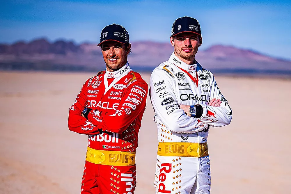 Sergio Pérez, Max Verstappen, Red Bull Mono Elvis