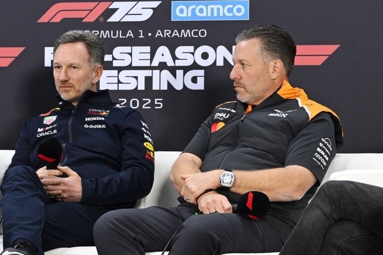 Christian Horner y Zak Brown