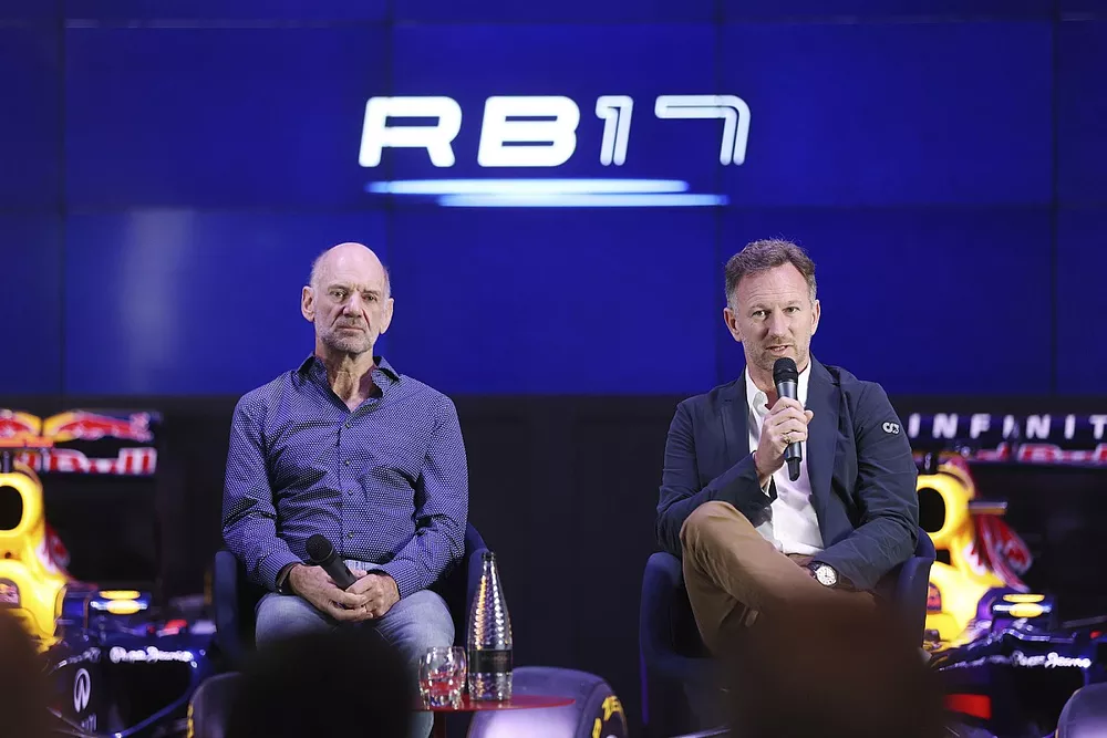 Adrian Newey, Chief Technical Officer Red Bull Racing, Christian Horner, Team principal Red Bull Racing