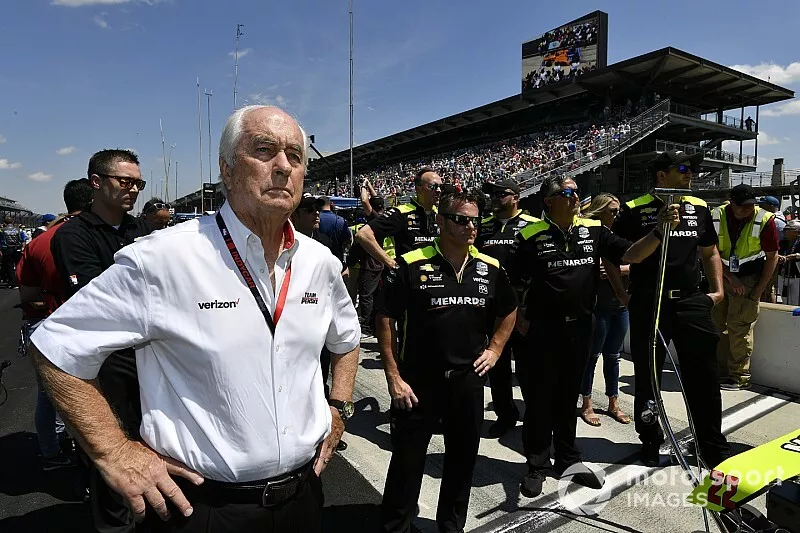Roger Penske, et l'équipe de Simon Pagenaud, Team Penske Chevrolet